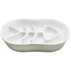 Image de Nobby 82454 Gamelle Anti-élingue Poisson Blanc 22,5 x 17 x 4 cm 0,5 l