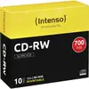 Image de CD-RW vierge 700 Mo Intenso 2801622 10 pc(s) slimcase réinscriptible