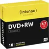 Image de DVD+RW vierge Intenso 4211632 10 pc(s) 4.7 GB 120 min réinscriptible