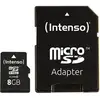 Image de Carte microSDHC Intenso High Performance 8 GB Class 10 avec adaptateur SD
