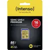 Image de Carte SDHC Intenso Premium 16 GB Class 10, UHS-I