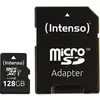 Image de Carte microSDXC Intenso Premium 128 GB Class 10, UHS-I avec adaptateur SD