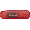 Image de Intenso Rainbow Line Clé USB 128 GB rouge (transparent) 3502491 USB 2.0