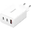 Image de Intenso W65ACC GaN Chargeur USB 65 W 1x USB-A, 2x USB-C® Power Delivery blanc intérieure GaN, USB Power Delivery (USB-PD)