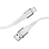 Image de Intenso Câble USB USB 2.0 USB-A mâle, Connecteur Lightning 1.50 m blanc gaine textile 7902102