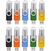 Image de Intenso Basic Line Lot de 10 clés USB 2.0 16 Go avec étiquettes Pratiques, Jaune, Vert, Noir, Bleu + Orange, avec Anse en métal argenté