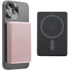 Image de Intenso MW10000 Batterie Externe magnétique 10000 mAh   Compatible MagSafe, Recharge sans Fil 15 W, USB-C PD 20 W, pour iPhone et Android   Testée en Allemagne   Rosé : Amazon.FR: High-Tech