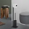 Image de Zack LINEA Porte-brosse WC avec brosse, 40572,