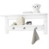 Image de PINOLINO Étagère murale Emilia - Espace de rangement supplémentaire - En MDF mat uni - Blanc laqué