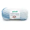 Image de Gründl Laine Cotton Quick Batik Fil dégradé 1 pelotes 100 g, Clair-bleu
