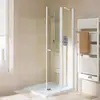 Image de Kermi Ibiza 2000 Porte battante, avec élément fixe, pour accès d'angle, I2EOR120202AK, I2EOR
