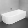 Image de Bette Starlet Silhouette Baignoire d’angle, avec tablier, 6690-000CELVK,PLUS+B601-901,