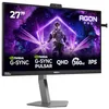 Image de AOC Gaming Moniteur AG276QSG2 27 Pouce 360Hz Fast IPS Dalle, 1ms GtG, HDR10, G-Sync Compatible, Ajustable en Hauteur, Haut-parleurs, USB Hub(2560x1440 HDMI 3X 2.1 TMDS DP 1x 1.4) Noir