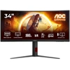 Image de AOC G4 CU34G4 34" LED Wide Quad HD 1 ms Noir, Rouge CU34G4