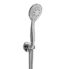 Image de Herzbach Living Spa Set de douche avec raccord mural coudé et support, 3 jets, 11.620225.2.01,