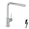 Image de Herzbach Design New Mitigeur de cuisine, basse pression, pivotant, 10.145515.2.01,