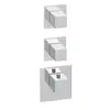 Image de Herzbach Logic XL Mitigeur thermostatique, pour bain & douche, 11.522010.2.01,