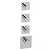 Image de Herzbach Logic iX XL Mitigeur thermostatique de douche encastré, 11.523010.1.01,