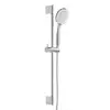 Image de Herzbach LIVING SPA Set de douche avec barre, 1 jet, 11.690305.1.01,