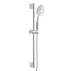 Image de Herzbach Living Spa Set de douche avec barre, 3 jets, 11.690310.1.01,