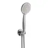 Image de Herzbach Living Spa Set de douche avec raccord mural coudé et support, 1 jet, 11.620224.4.01,