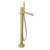 Image de Herzbach Design iX PVD Robinetterie de baignoire au sol, Mitigeur monocommande, 21.132055.2.41,
