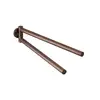Image de Herzbach Design iX PVD Barre porte-serviette de toilette, 21.818500.1.39,