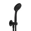 Image de Herzbach Living Spa Set de douche avec raccord mural coudé et support, 3 jets, 23.620225.2.12,