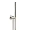 Image de Herzbach Living Spa iX Set de douche avec raccord mural coudé et support, 1 jet, 17.914400.1.09,