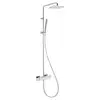 Image de Herzbach LIVING SPA Colonne de douche en applique avec mitigeur thermostatique, 11.988930.1.01,