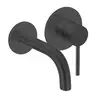 Image de Herzbach DEEP BLACK Mitigeur mural de lavabo, 23.203756.1.12,