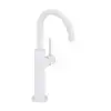 Image de Herzbach DEEP WHITE Mitigeur de lavabo à bec haut Slim L-Size, 23.203420.2.07, Slim L-Size
