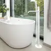 Image de Herzbach DEEP WHITE Robinetterie de baignoire au sol, Mitigeur monocommande, 23.220700.1.07,