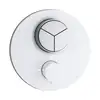 Image de Herzbach LIVING Mitigeur thermostatique de douche encastré, 23.803055.1.07,