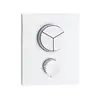 Image de Herzbach LIVING Mitigeur thermostatique de douche encastré, 23.803055.2.07,
