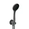 Image de Herzbach LIVING SPA Set de douche avec raccord mural coudé et support, 3 jets, 23.914600.1.06,