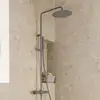 Image de Herzbach LIVING SPA Colonne de douche en applique avec mitigeur thermostatique, 23.988250.1.06,