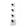 Image de Herzbach LOGIC XL Mitigeur thermostatique de douche encastré, 36.523015.1.01,
