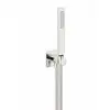 Image de Herzbach LIVING SPA Set de douche avec raccord mural coudé et support, 1 jet, 36.630422.1.01,