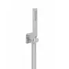 Image de Herzbach Living Spa Set de douche avec raccord mural coudé et support, 1 jet, 36.630422.1.14,