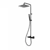 Image de Herzbach LIVING SPA Colonne de douche en applique avec mitigeur thermostatique, 36.988250.2.12,