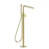 Image de Herzbach SIRO PVD GOLD Robinetterie de baignoire au sol, Mitigeur monocommande, 30.120207.1.03,