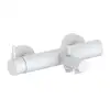 Image de Herzbach SIRO WHITE Mitigeur de baignoire en applique, Mitigeur monocommande, 30.120215.1.07,