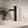 Image de Herzbach SIRO BLACK Mitigeur de lavabo à bec haut XL-Size, 30.120420.3.12, XL-Size