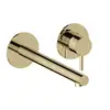 Image de Herzbach SIRO PVD GOLD Mitigeur mural de lavabo, 30.120957.1.03,