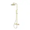 Image de Herzbach LIVING SPA Colonne de douche en applique avec mitigeur thermostatique, 30.988250.1.03,