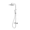 Image de Herzbach LIVING SPA Colonne de douche en applique avec mitigeur thermostatique, 36.988250.2.14,
