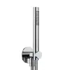 Image de Herzbach Living Spa Set de douche avec raccord mural coudé et support, 1 jet, 11.914400.1.01,
