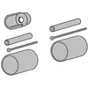 Image de Herzbach Logic Plus Rallonge pour mitigeur thermostatique encastré, 11.081900.1.09,