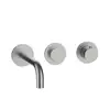 Image de Herzbach MODUL7 PUSH Mitigeur mural de lavabo, 70.702103.1.09,